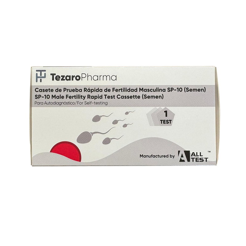 Test de Fertilidad Masculina SP-10 en Esperma de Detección Rápida de Tezaro Pharma AllTest - 1 Prueba