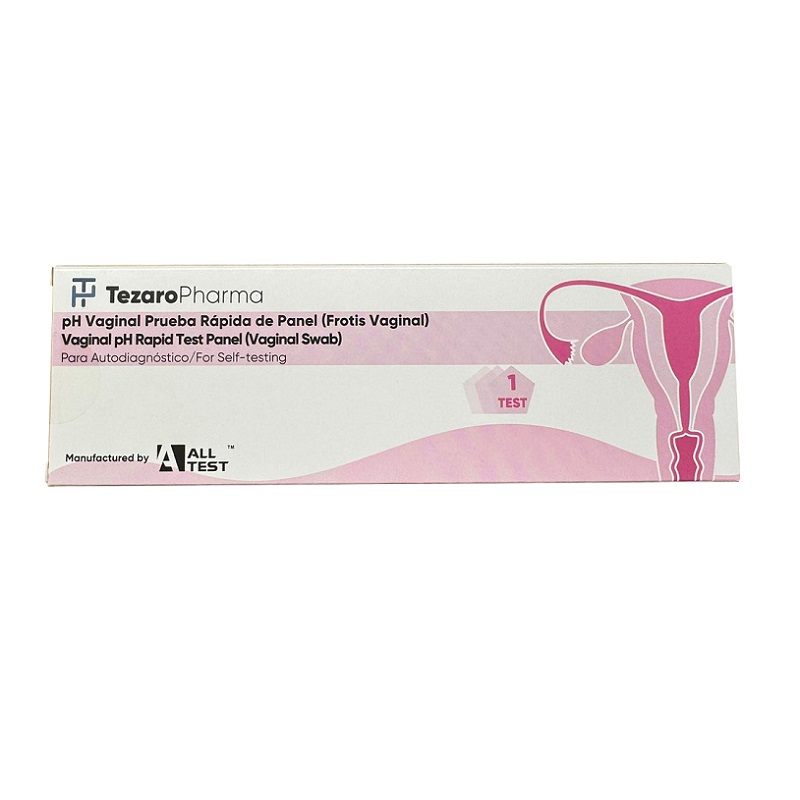 Test de pH Vaginal (Vaginosis Bacteriana) de Detección Rápida de Tezaro Pharma AllTest - 1 Prueba