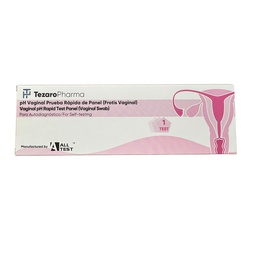 [IU-TESTPHV-1] Test de pH Vaginal (Vaginosis Bacteriana) de Detección Rápida de Tezaro Pharma AllTest - 1 Prueba